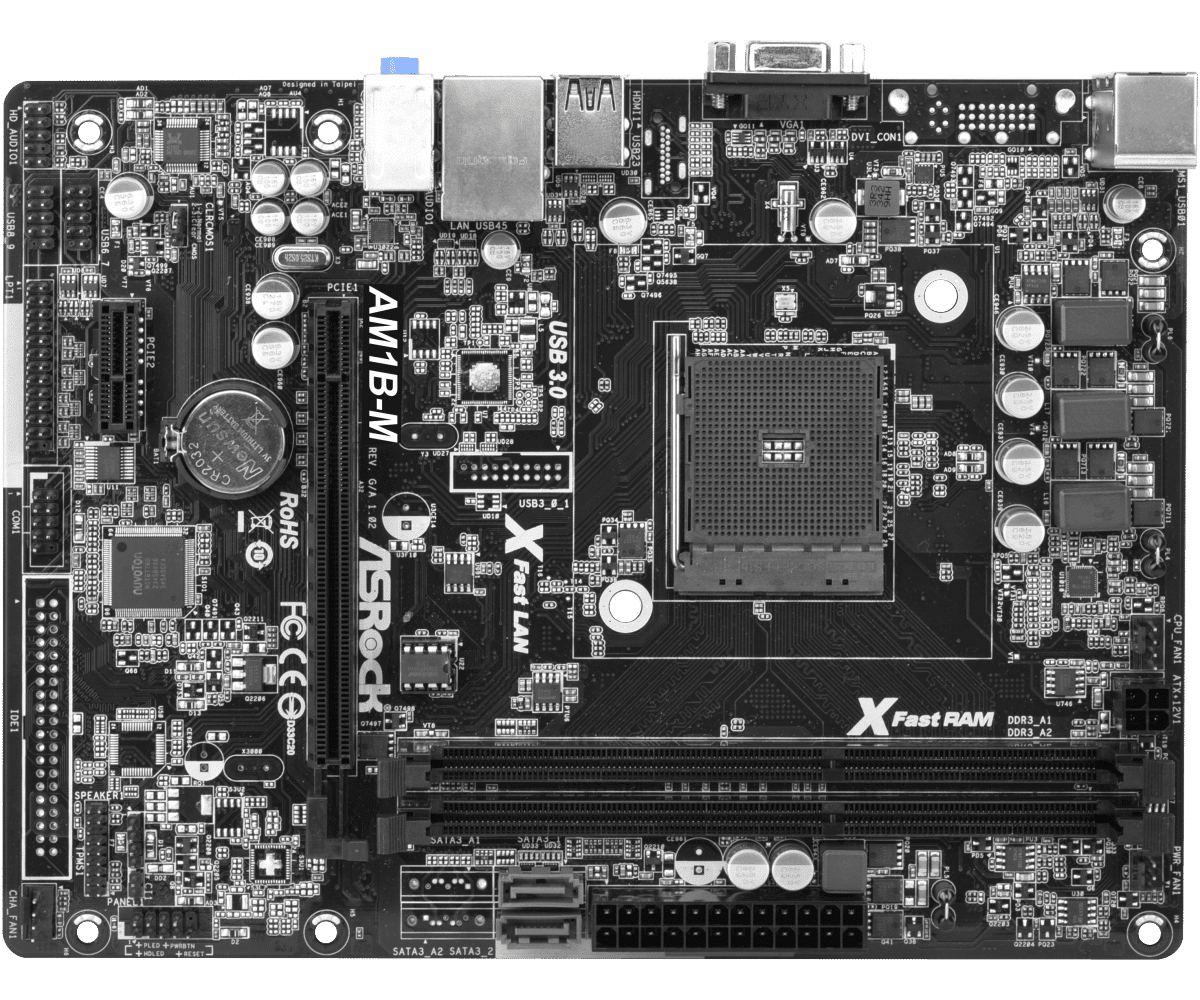 ASRock AM1B-M AMD AM1 - Dealsatunter.nl