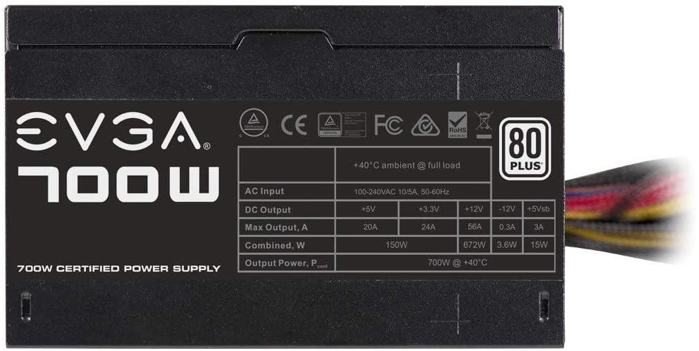 EVGA 700w 80+ 12cm Koeler