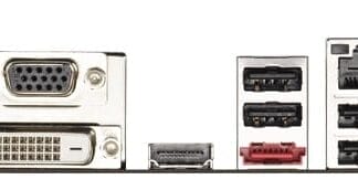 Asrock FM2A75 Pro4-M Backplate