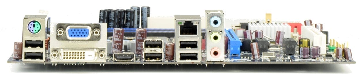 Intel DH55TC backpanel