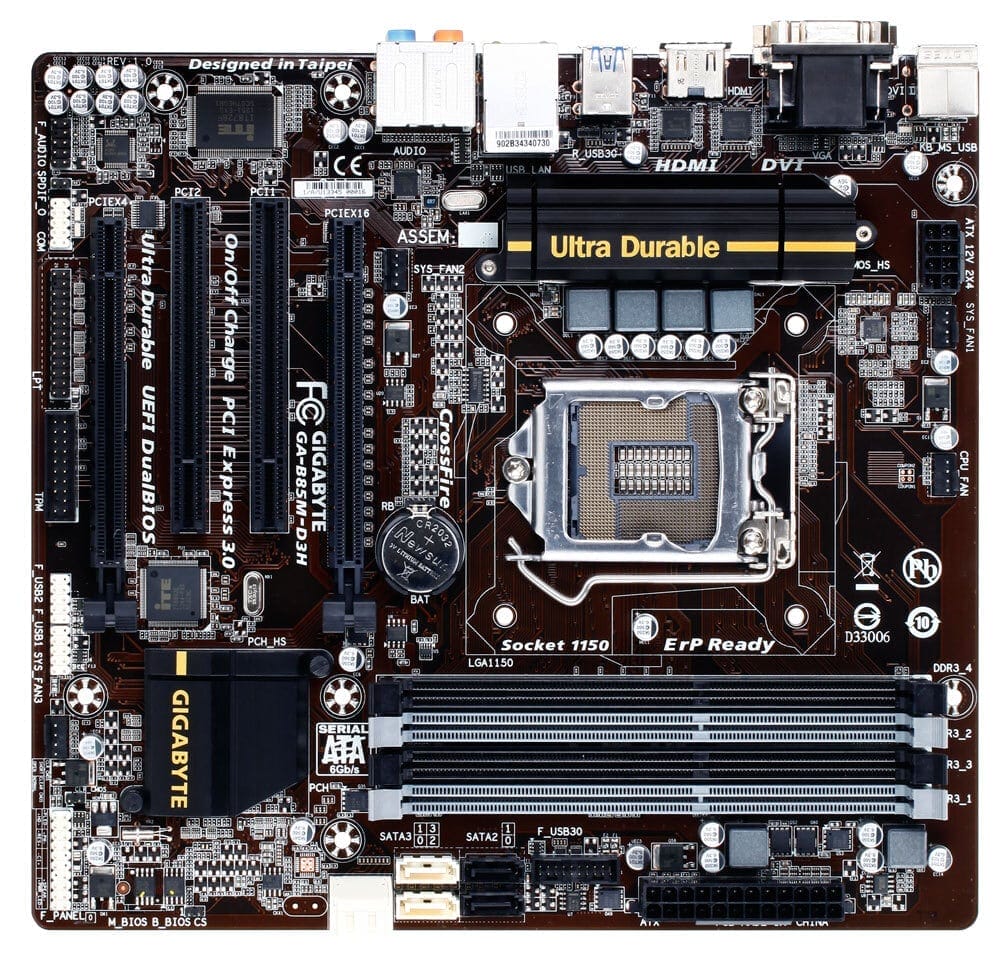 Gigabyte GA-B85M-D3H