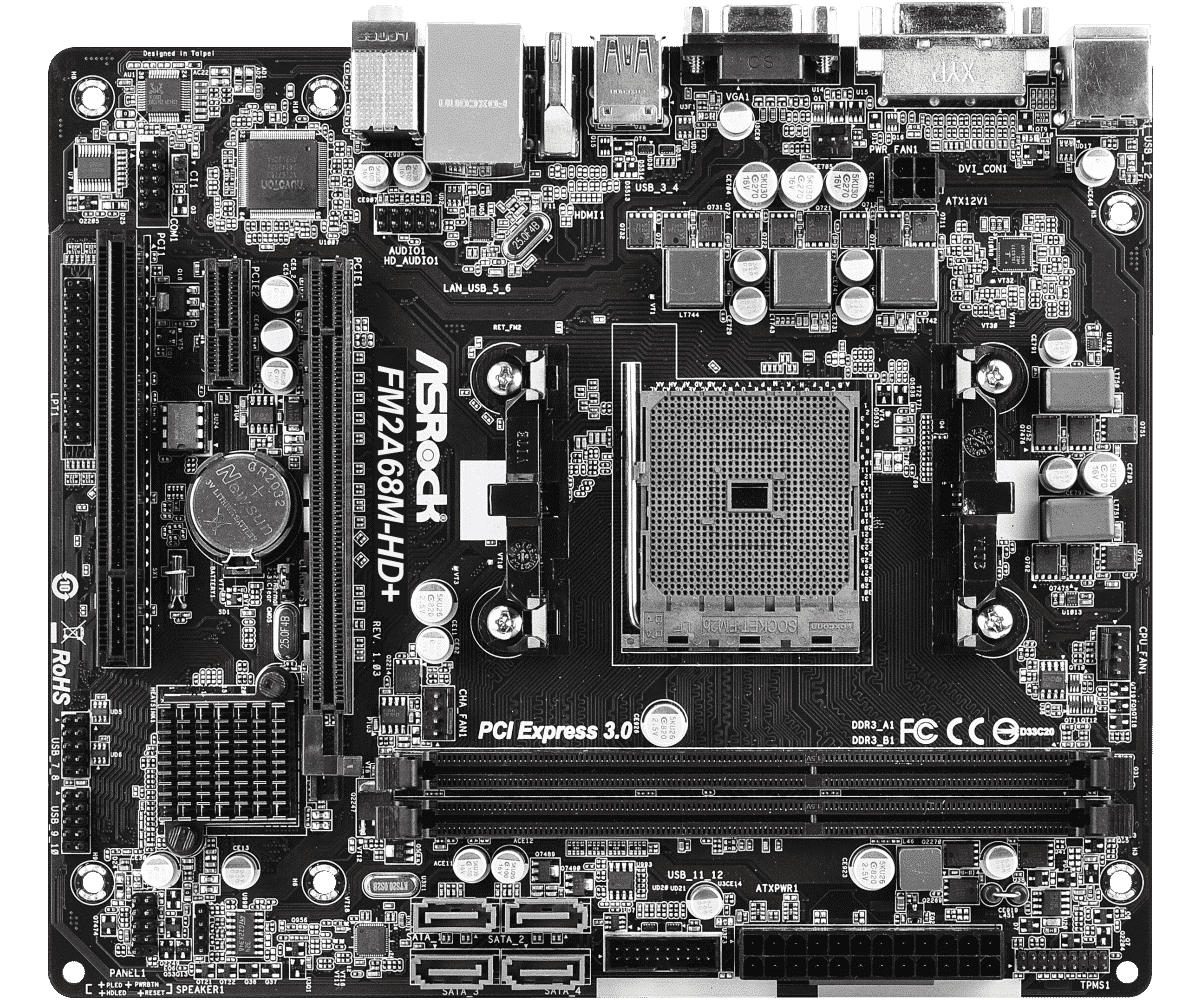 ASRock FM2A68M-HD+FM2 Moederbord Dealstunter.nl
