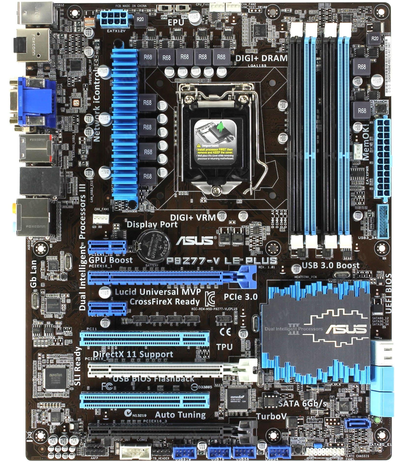Asus P8Z77-V LE PLUS LGA1155 Motherboard