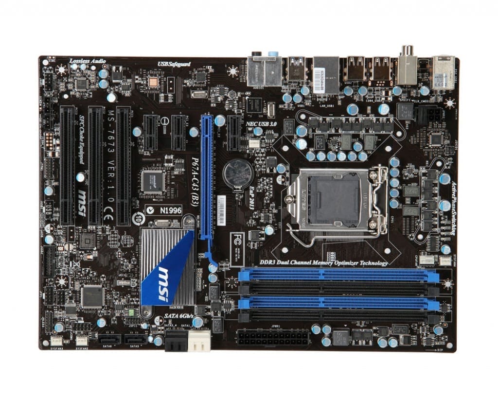 MSI P67A-C43 Socket 1155 Moederbord