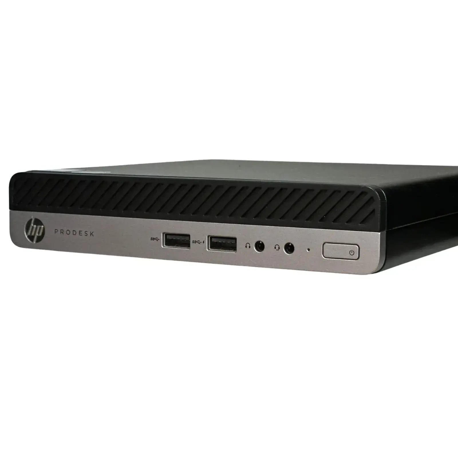 HP Prodesk 400 G4 Mini pc 8th gen schuinvoor