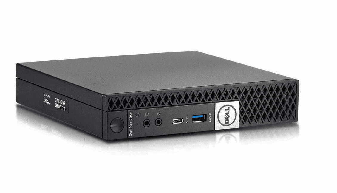 Dell Optiplex 7050 Mini PC i5-7500T - 8GB - 256GB SSD - Wifi