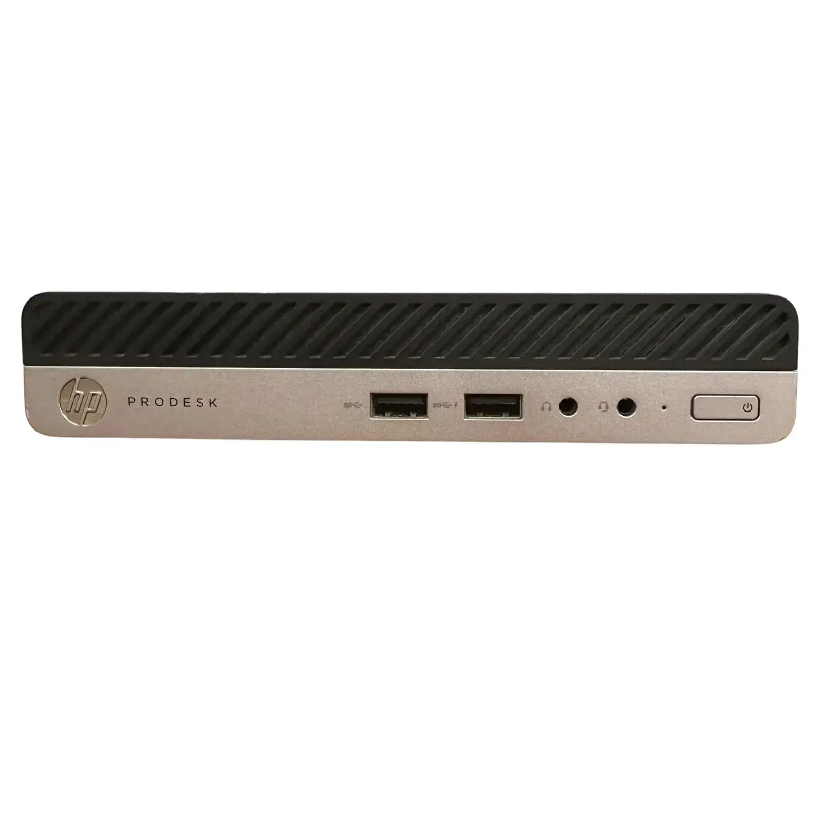 HP Prodesk 400 G3 mini pc i5 7500t voorkant