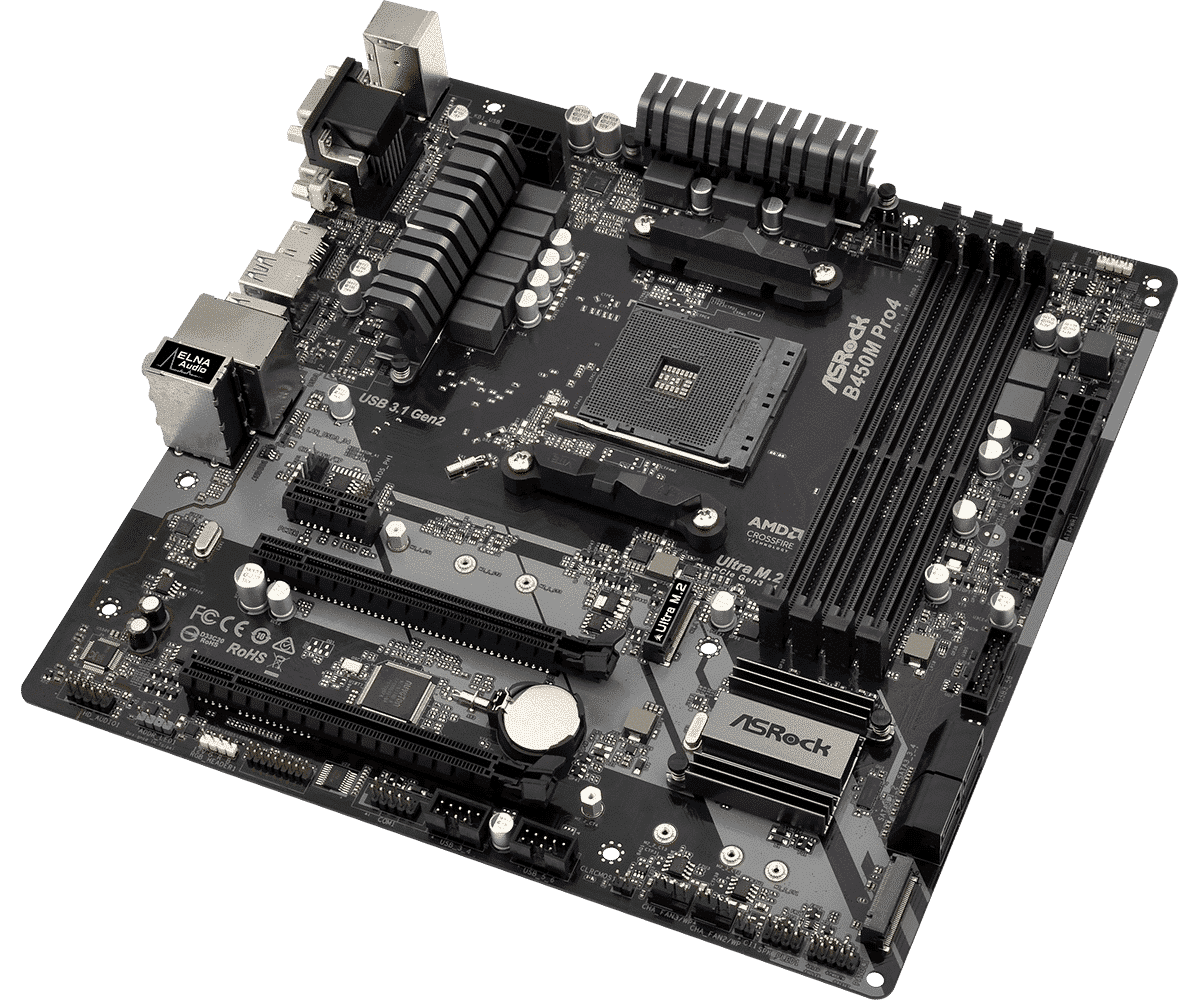 ASRock B450M Pro4-F: Powerful micro-ATX motherboard for gamers
