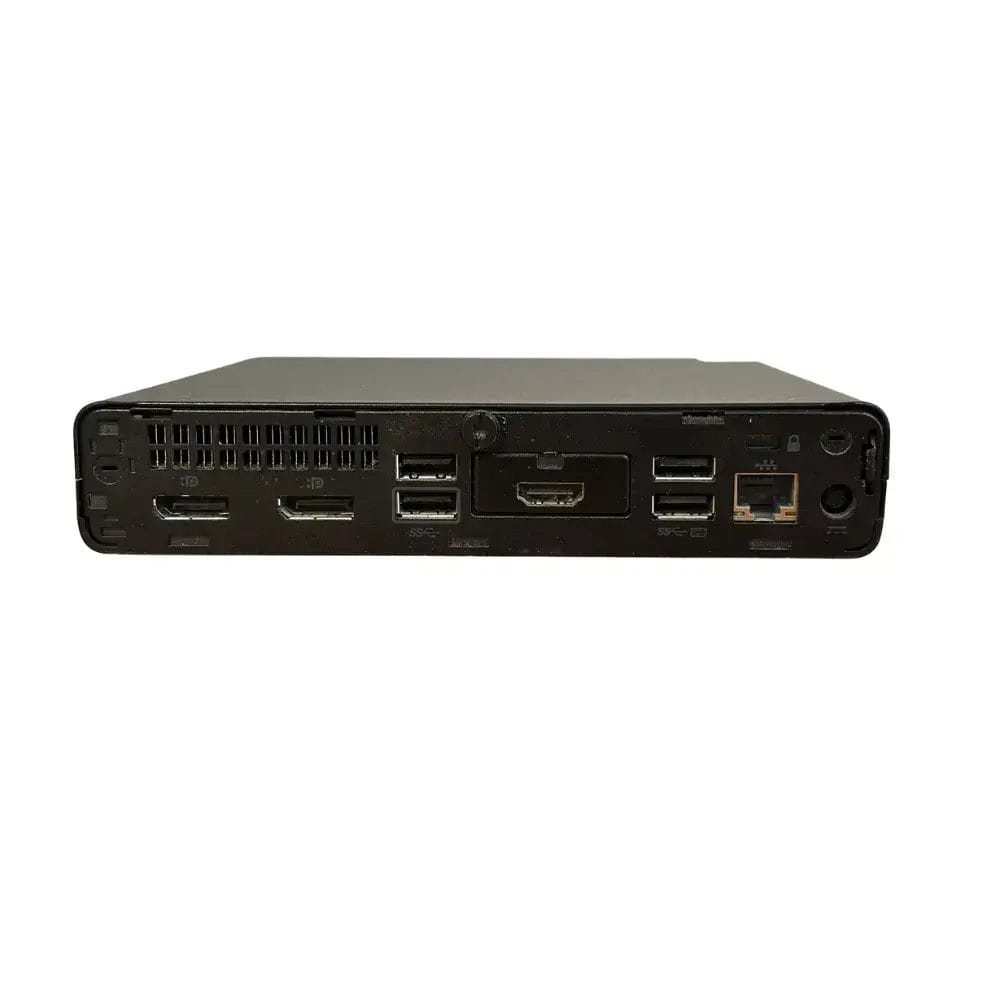 HP Elitedesk 800 G4 i3 8300t rear view