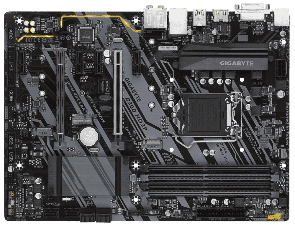 Gigabyte B360 HD3P LGA1151 Motherboard - Dealstunter.nl