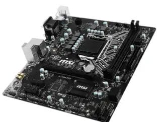 MSI H110M-ECO topview